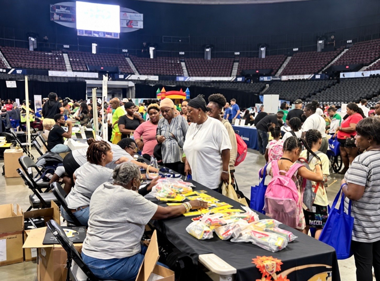 Community partnership supporting a Savage Sports Community Development Corp. event.